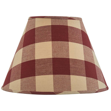 Wicklow Check Lampshades Garnet -12